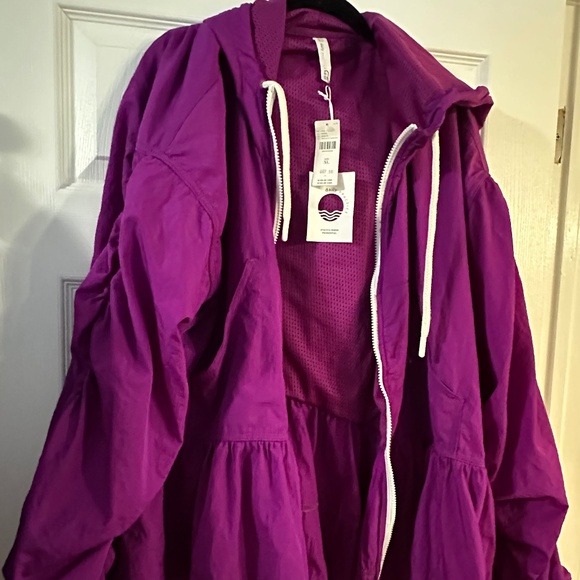 Women's Purple Bomber Jacket - Picture 2 of 12